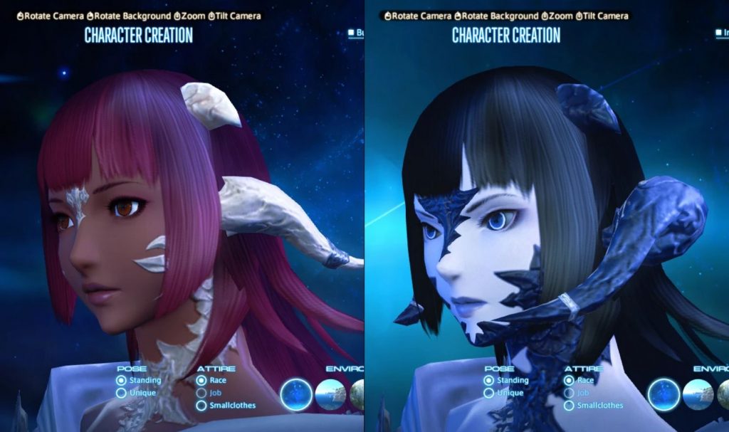 Matching Horns for Female Au Ra - ff14 Mods